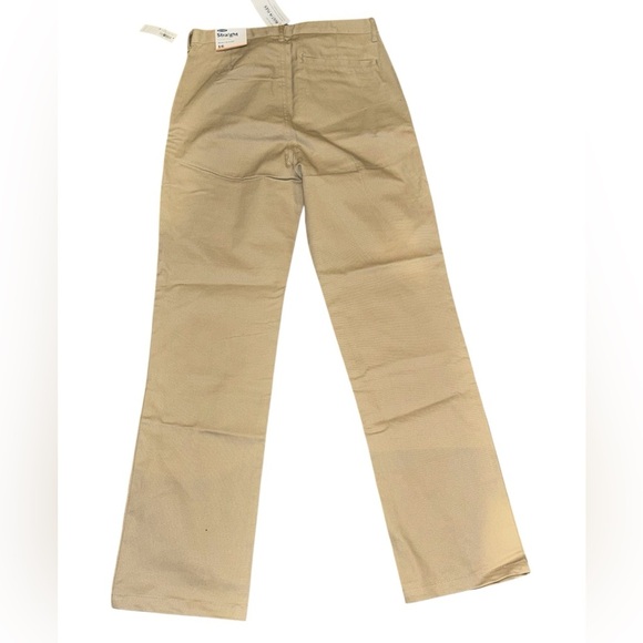 Old Navy Boys Tan Straight-Leg Pants - Picture 2 of 3